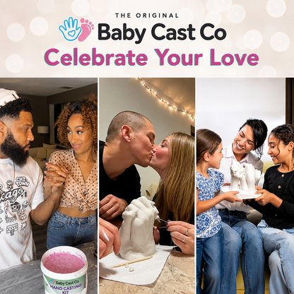 Baby Cast Co Hand Casting Kit - Couples, Wedding, Hand Mold