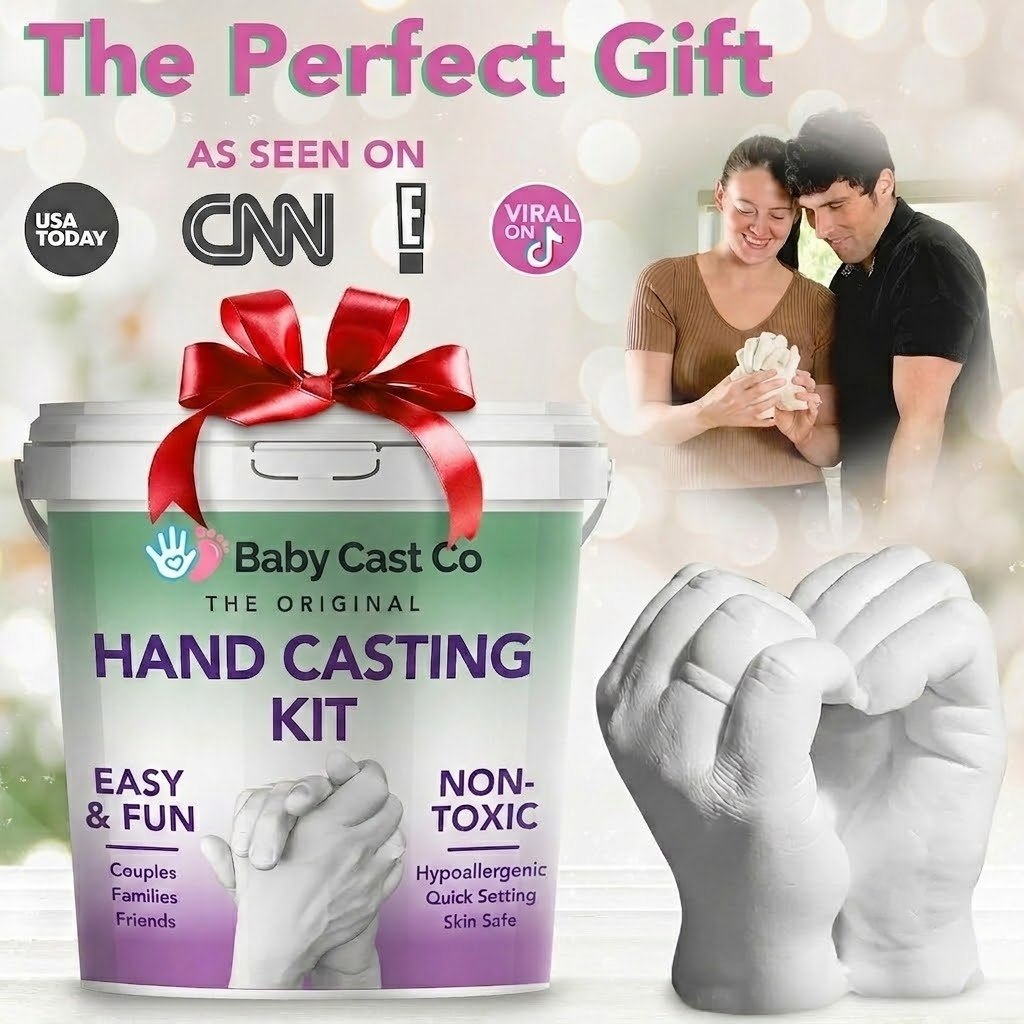 Baby Cast Co Hand Casting Kit - Couples, Wedding, Hand Mold